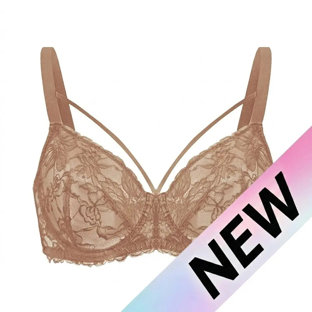 HSIA Pretty In Petals Plus Size Full Coverage Underwire Lace Bra