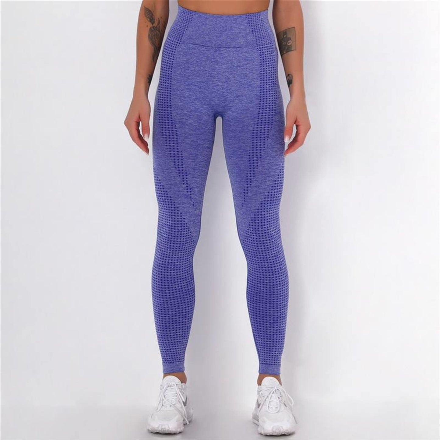 LSCZSLYH High-Waist Seamless Yoga Leggings for Women
