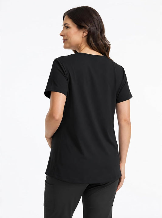Women's Maternity Scrub Top V-Neck Medical Uniform