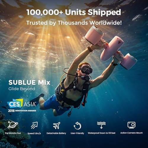 520W Dual-Thruster Underwater Scooter, 3.36MPH Sea Scooter
