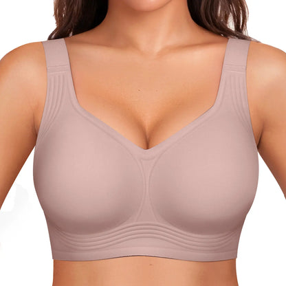 OEAK Women's Full Coverage Wireless Padded T-Shirt Bra