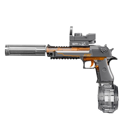 Electric Water Blaster Gun - LED Light Up Automatic Water Gun for Kids, Long Range Summer Toy