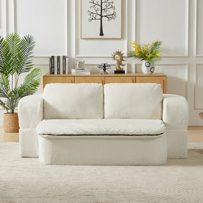 Convertible Sleeper Sofa, Modern Folding Futon Floor Foam Compression Sofa Bed Couch for Living Room Bedroom ApartmentConvertible Sleeper