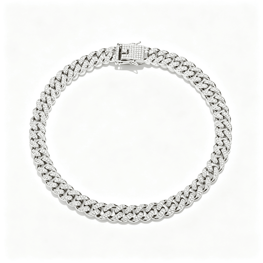 13mm Iced Out Miami Cuban Link Chain, 5A+ CZ Hip Hop Necklace - Yptuan