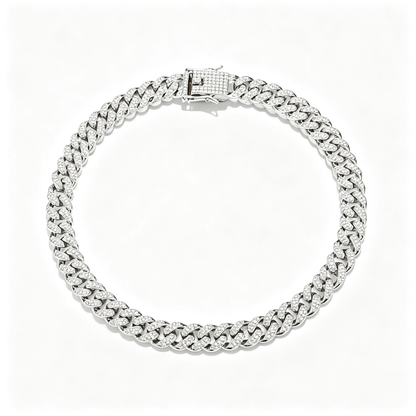 13mm Iced Out Miami Cuban Link Chain, 5A+ CZ Hip Hop Necklace - Yptuan