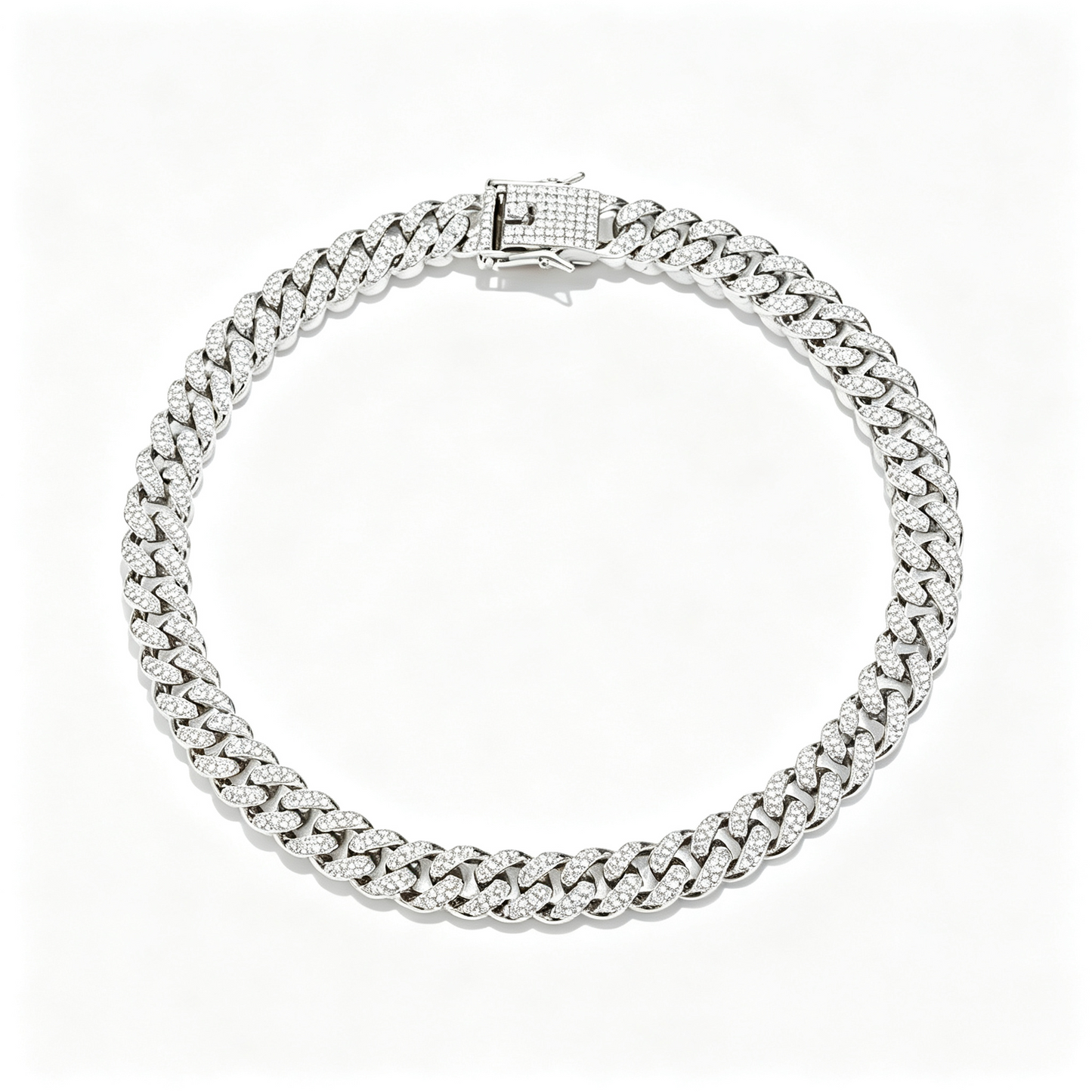 13mm Iced Out Miami Cuban Link Chain, 5A+ CZ Hip Hop Necklace