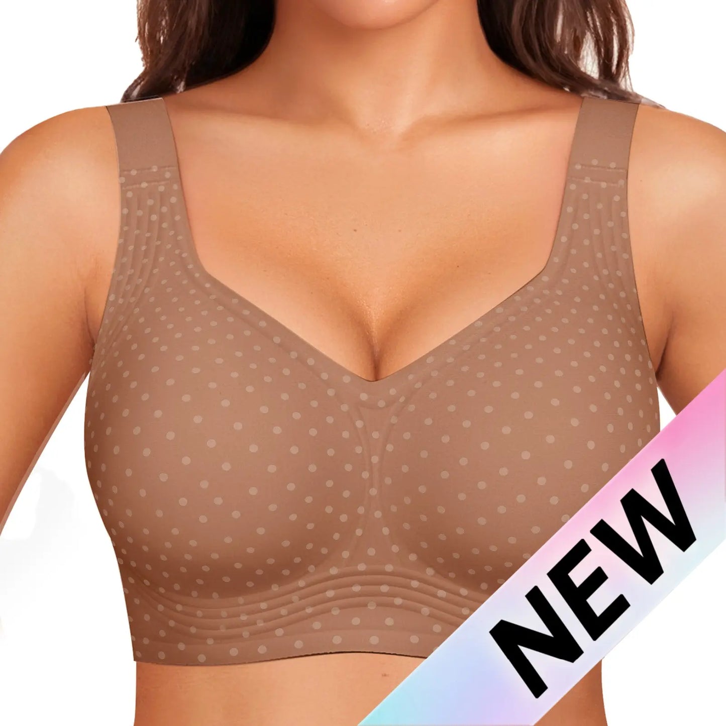 OEAK Women's Full Coverage Wireless Padded T-Shirt Bra