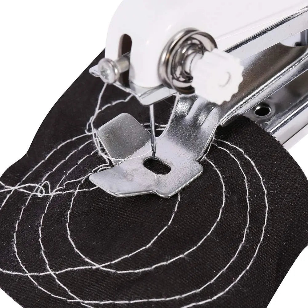 Portable Compact Handheld Sewing Machine, Electric for Beginners, Multifunctional for DIY Clothes, Curtains & Fabrics