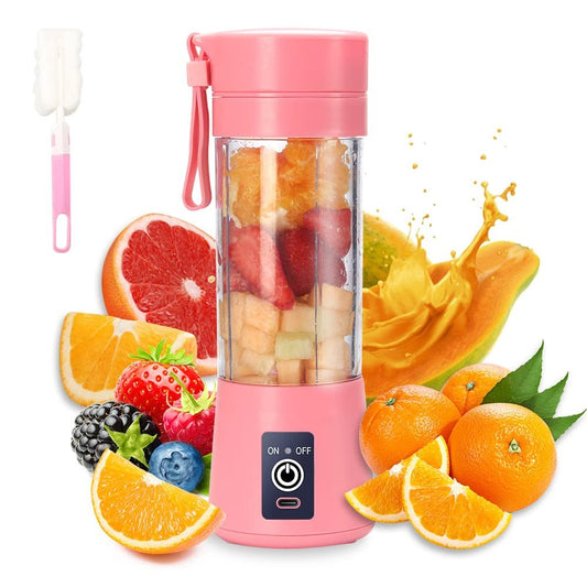 380ml USB Portable Mini Blender | 6 Blades Travel Juicer Cup for Smoothies - QuicklyJoy Official Site