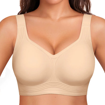 OEAK Women's Full Coverage Wireless Padded T-Shirt Bra
