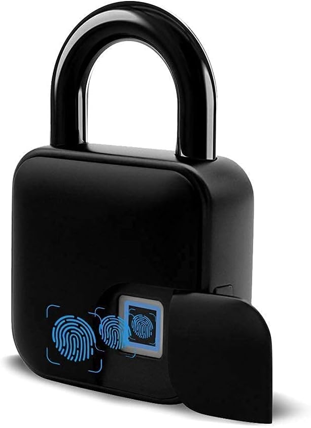 Smart Fingerprint Electronic Security Padlock Multi-scene Use