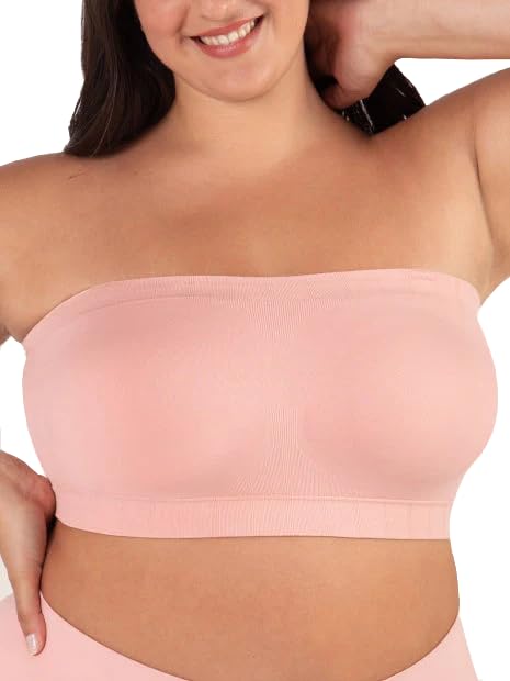 Truekind Wireless Strapless Bandeau Bra for Women