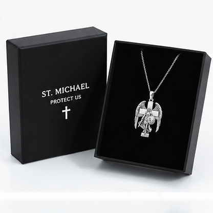 925 Sterling Silver Patron Saint Amulet Necklace