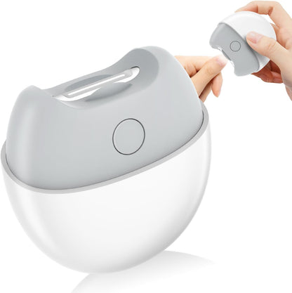 Electric Automatic Nail Clipper with LED Light & USB Rechargeable