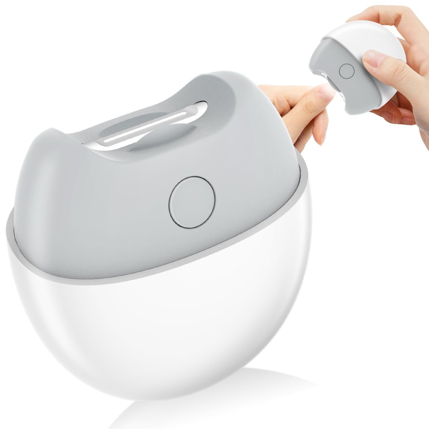 Electric Automatic Nail Clipper with LED Light & USB Rechargeable