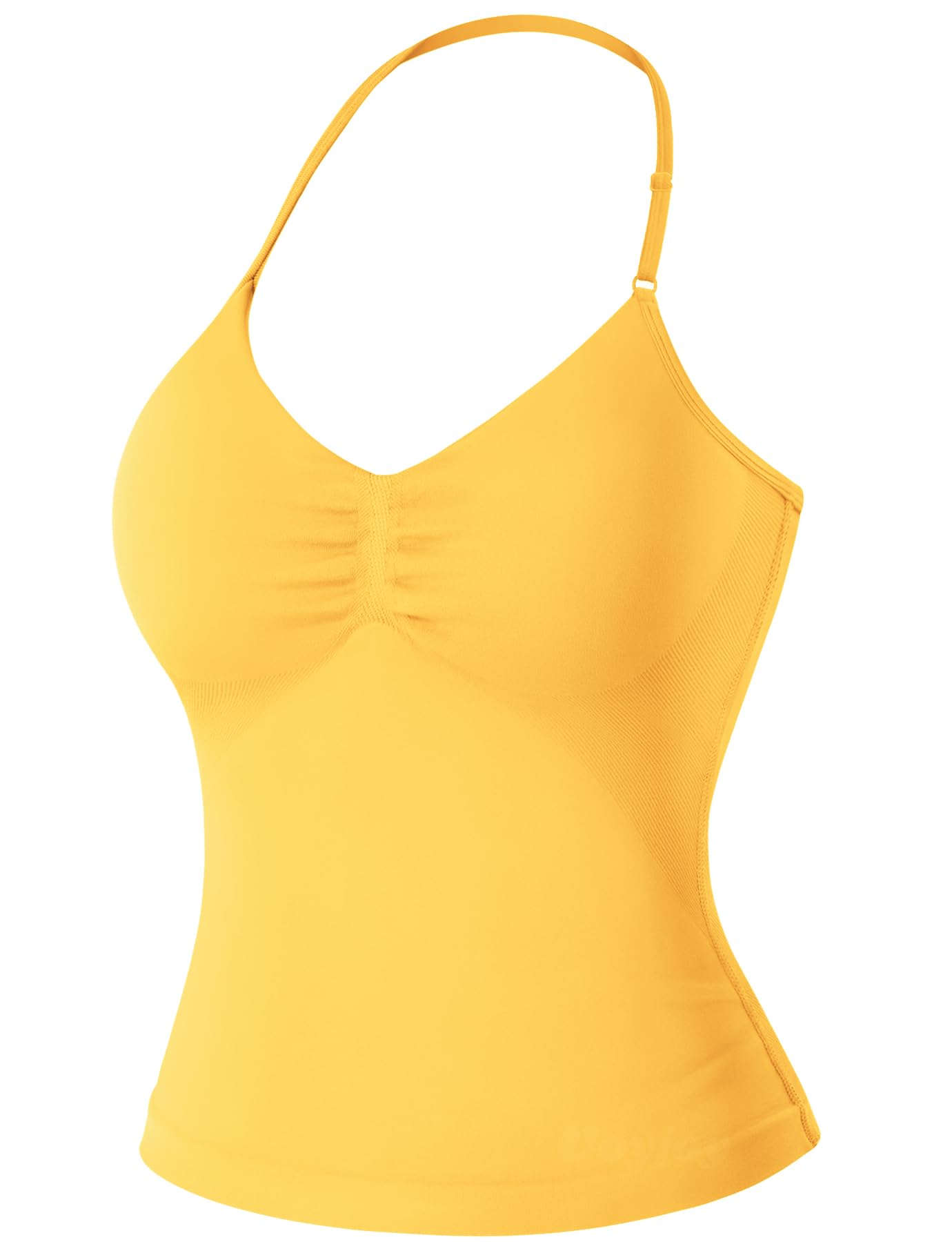 VOYJOY Women's Longline Strappy Sports Bra Tank Top