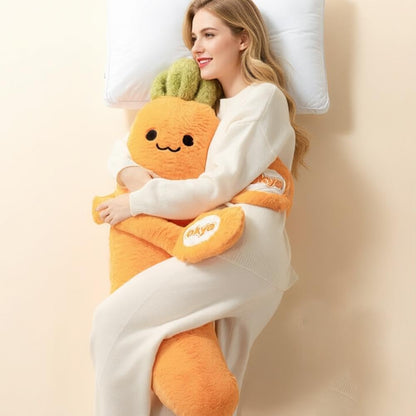 Mango Plush Hugging Body Pillow with Heat & Bluetooth