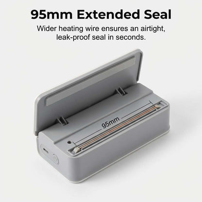USB Rechargeable Mini Bag Sealer & Cutter with Digital Display