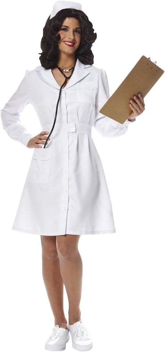 Vintage Nurse Costume Adult Small