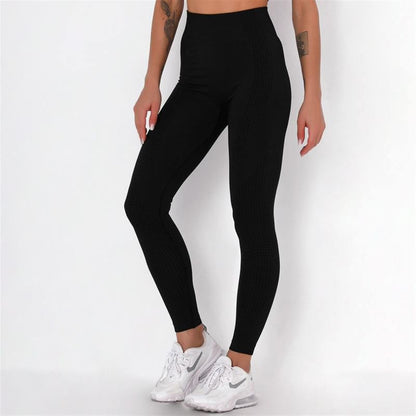 LSCZSLYH High-Waist Seamless Yoga Leggings for Women