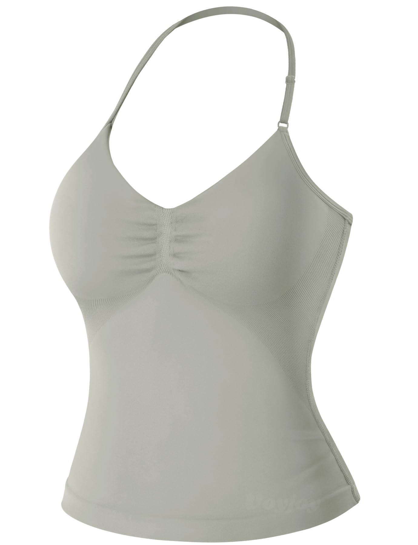 VOYJOY Women's Longline Strappy Sports Bra Tank Top