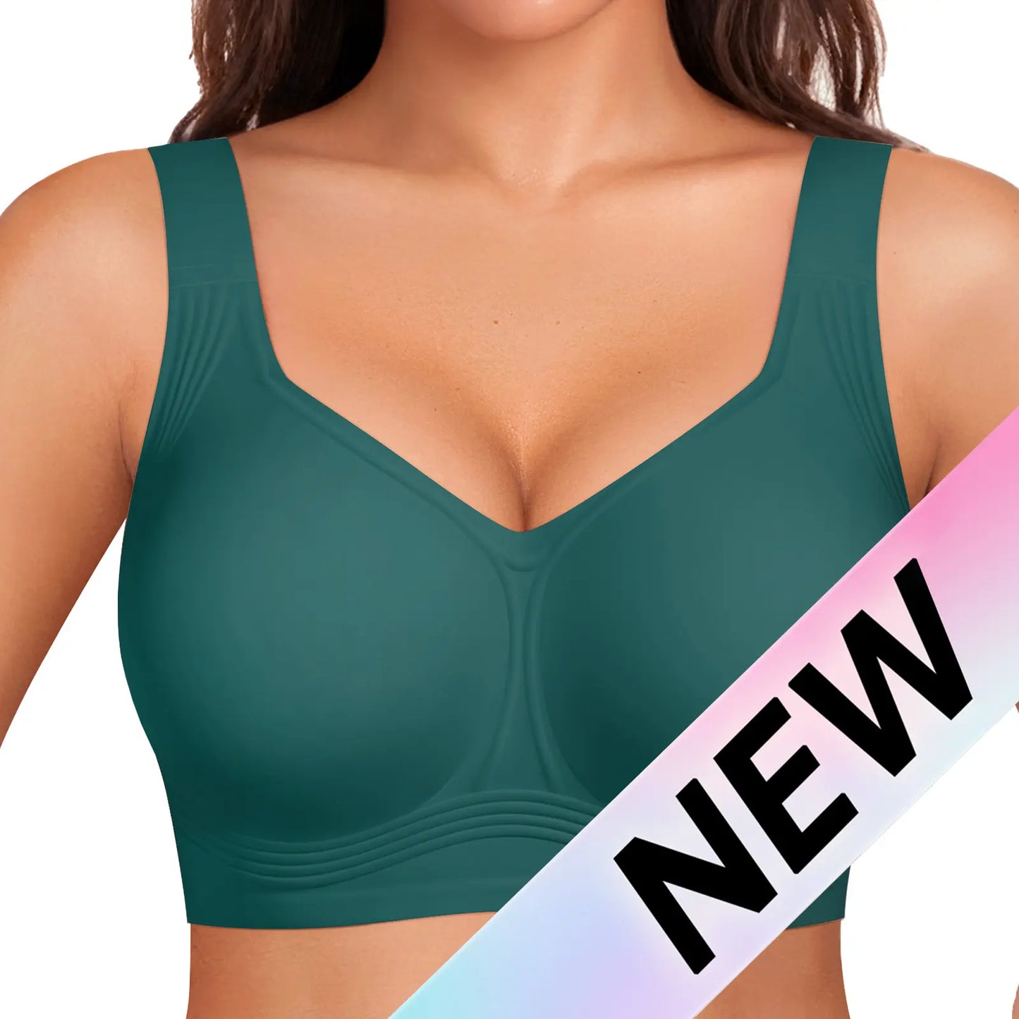 OEAK Women's Full Coverage Wireless Padded T-Shirt Bra