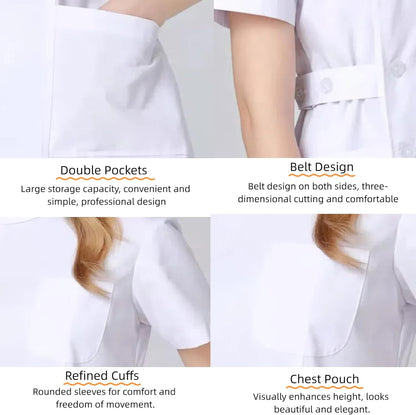 Chesoon Women's Short Sleeve Nurse Scrub Top