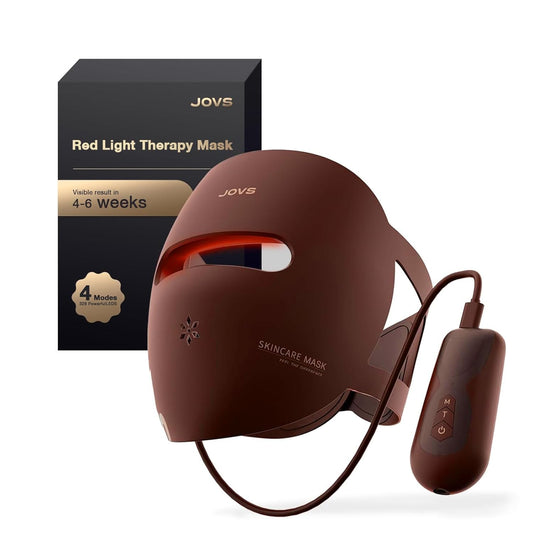 LED Red Light Therapy Face Mask, 4 Wavelength Wireless