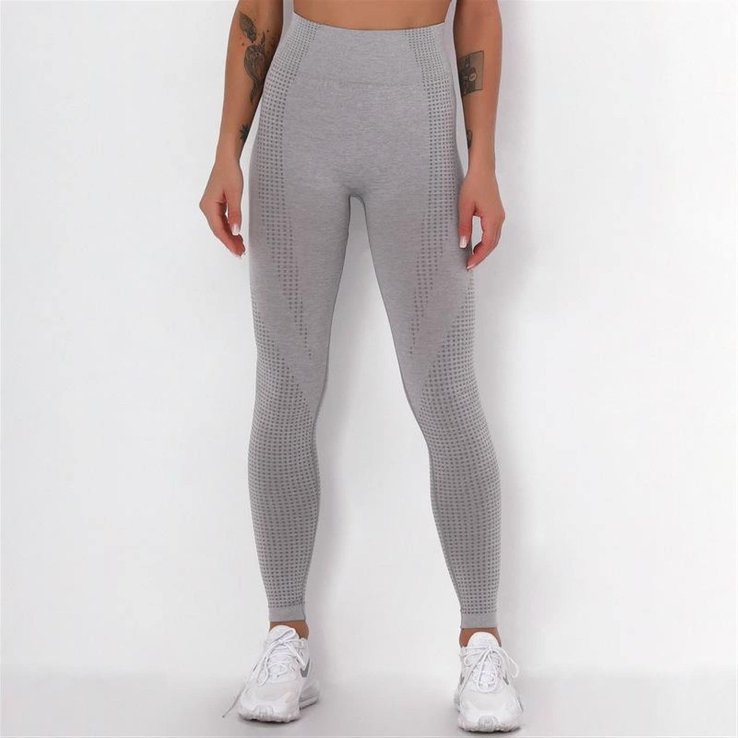 LSCZSLYH High-Waist Seamless Yoga Leggings for Women