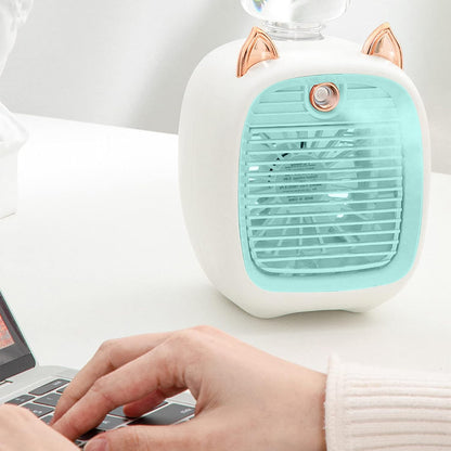 Portable USB Cooling Fan, 3-Speed Mini Air Cooler for Bedroom, Office