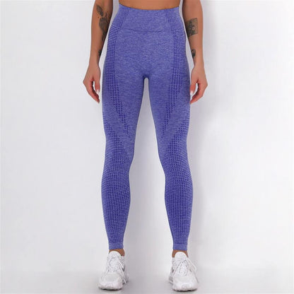 LSCZSLYH High-Waist Seamless Yoga Leggings for Women
