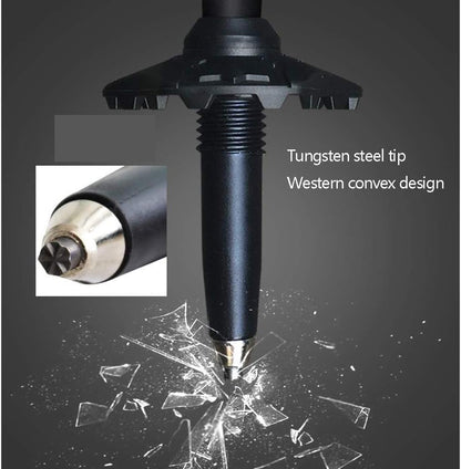 Carbon Fiber Folding Trekking Poles with Cork Grip, Quick Lock & T Handle