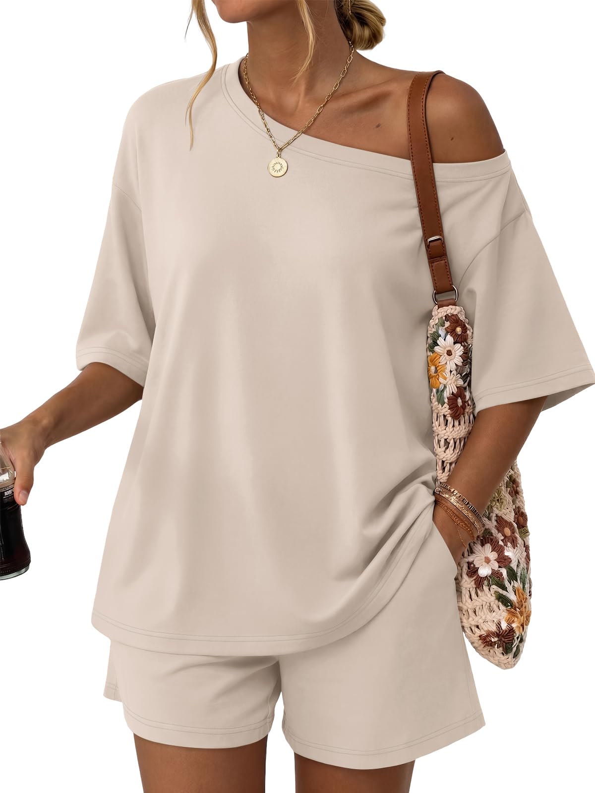 Trendy Queen Women's 2-Piece Summer Lounge Set with Shorts