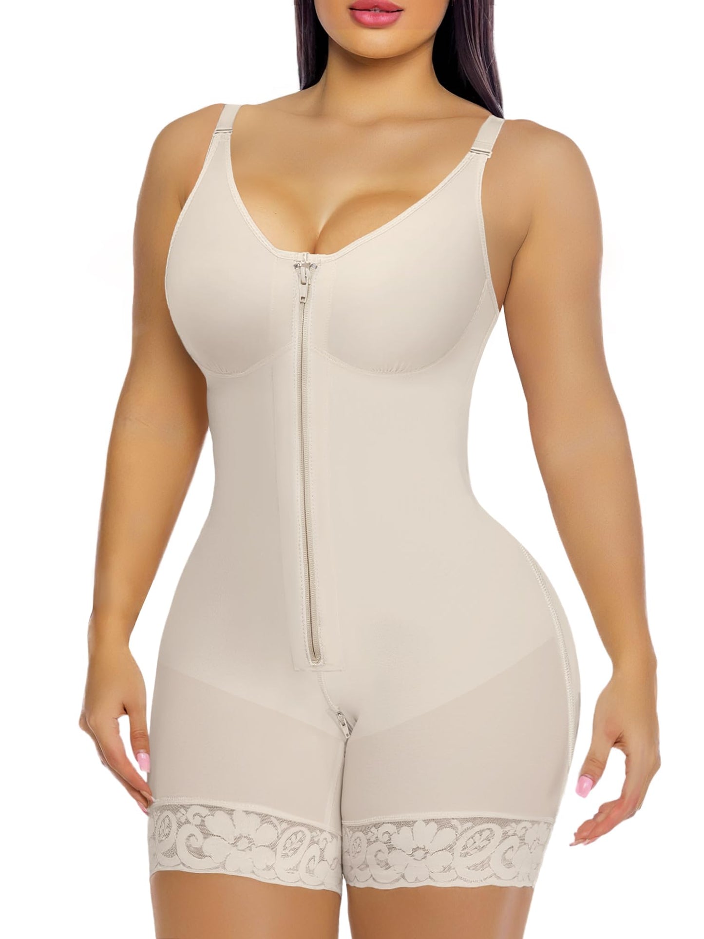 YIANNA Postpartum Shapewear Bodysuit with Tummy Control