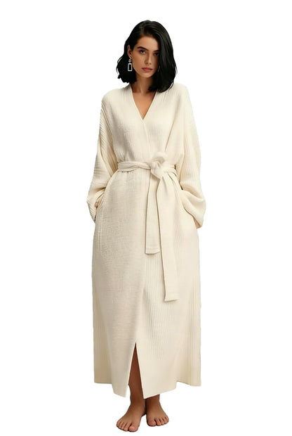 Women's Cozy Soft Plush Fleece Long Bathrobe
