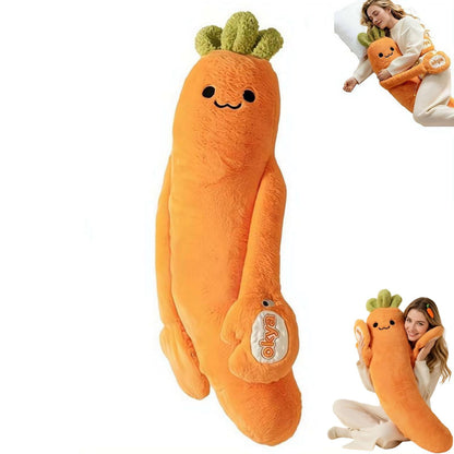 Mango Plush Hugging Body Pillow with Heat & Bluetooth