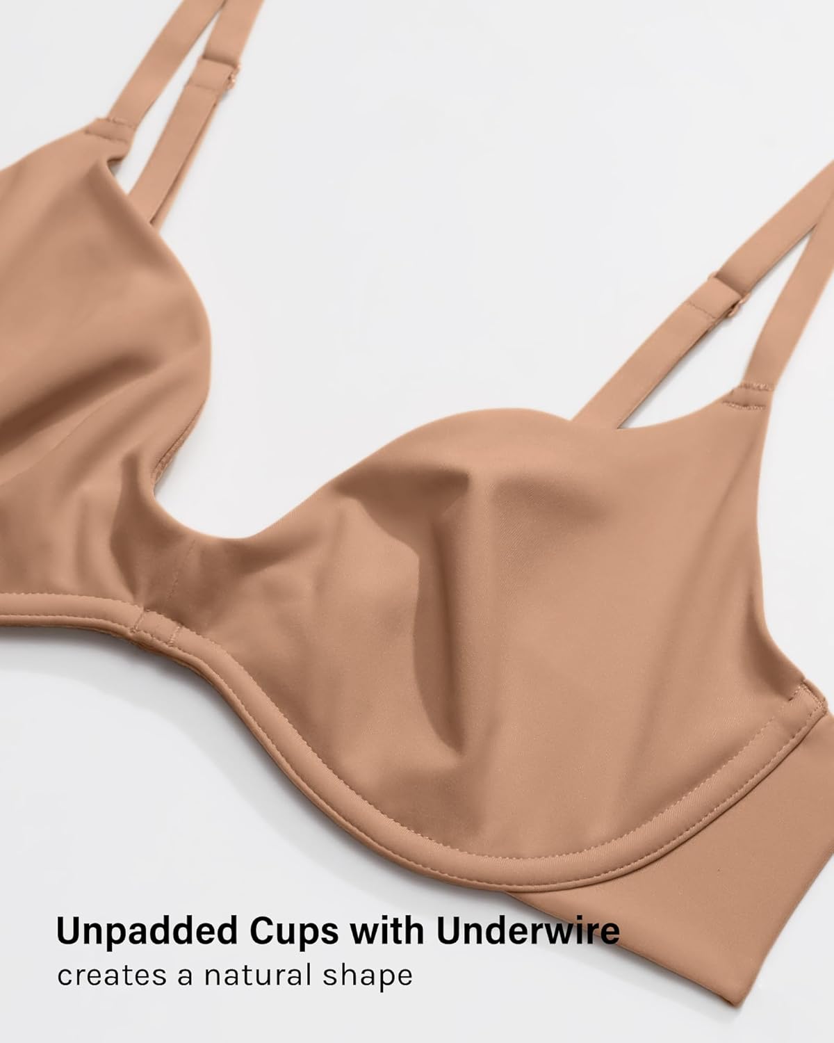 INLYRIC Inbarely Plus Unlined Underwire Plunge Bra