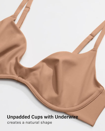 INLYRIC Inbarely Plus Unlined Underwire Plunge Bra