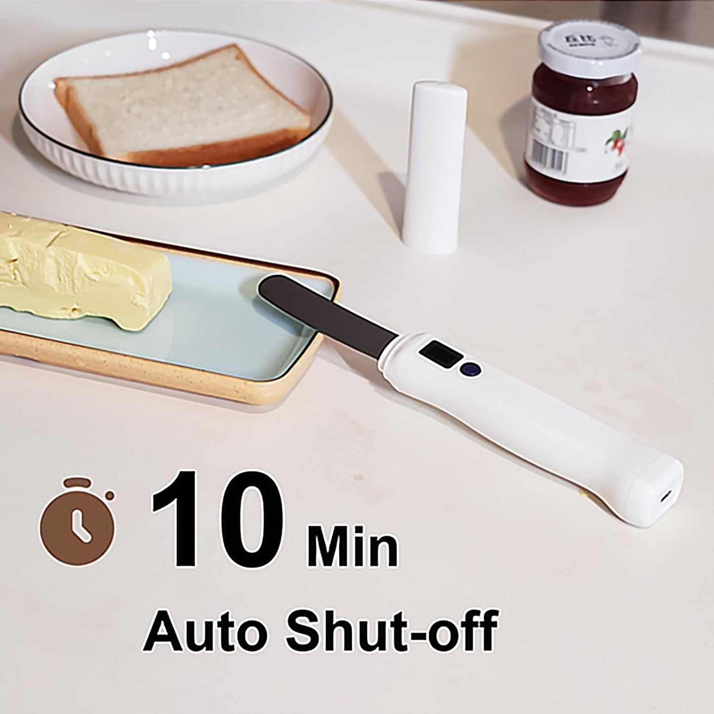 Cordless Rechargeable Heated Butter Knife Fast Heating Waterproof