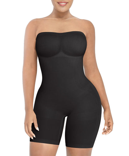 SHAPELLX Strapless Shapewear Bodysuit with Tummy Control
