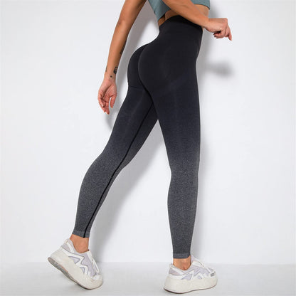 LSCZSLYH High-Waist Seamless Yoga Leggings for Women