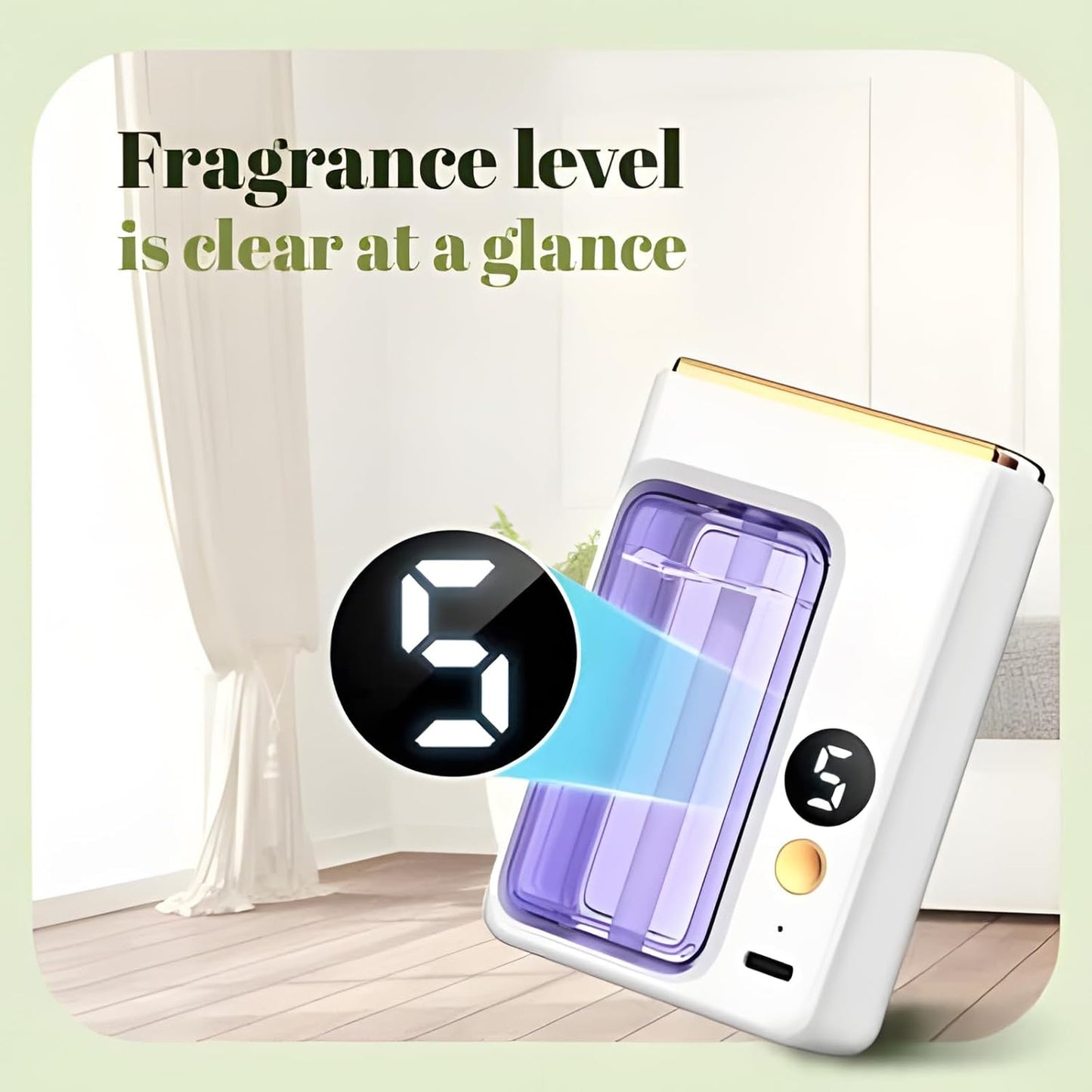 Automatic Essential Oil Diffuser with Digital Display for Home