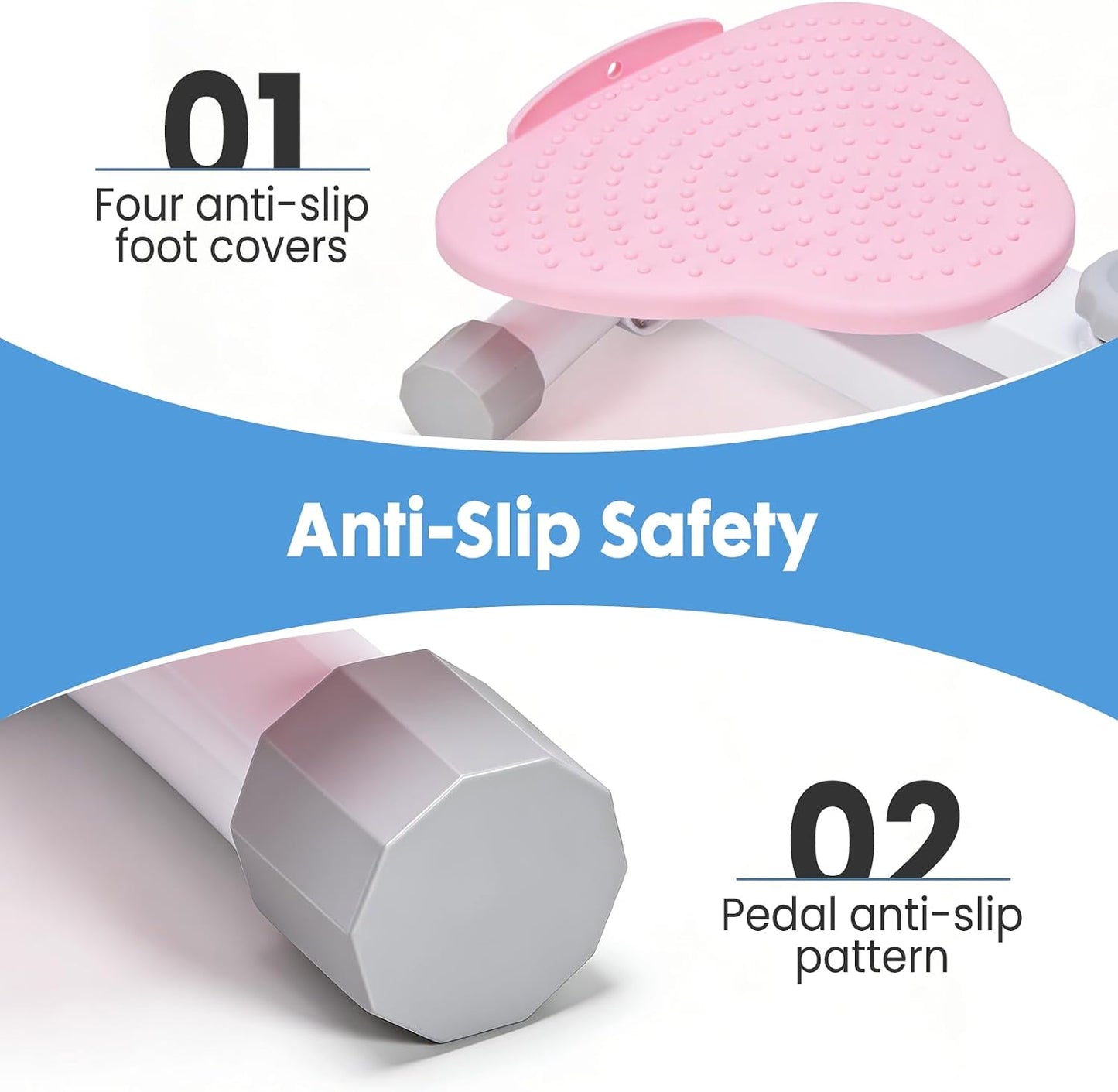 DUMOS Silent Anti-Slip Waist Twister Board, 300lbs Home Waist Trainer
