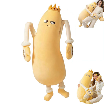 Mango Plush Hugging Body Pillow with Heat & Bluetooth