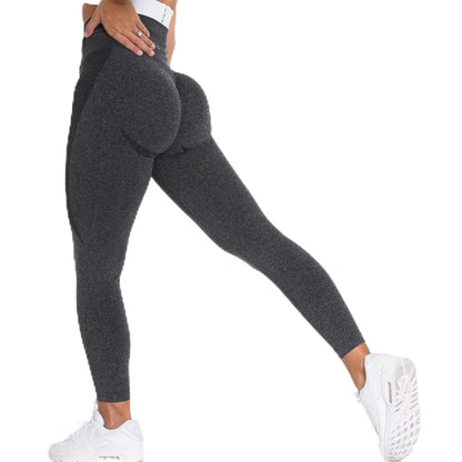 LSCZSLYH High-Waist Seamless Yoga Leggings for Women