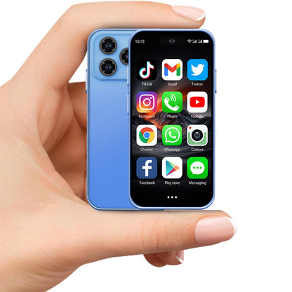 Blue Kids Mini Android Smartphone 3GB+32GB Unlocked Backup Phone