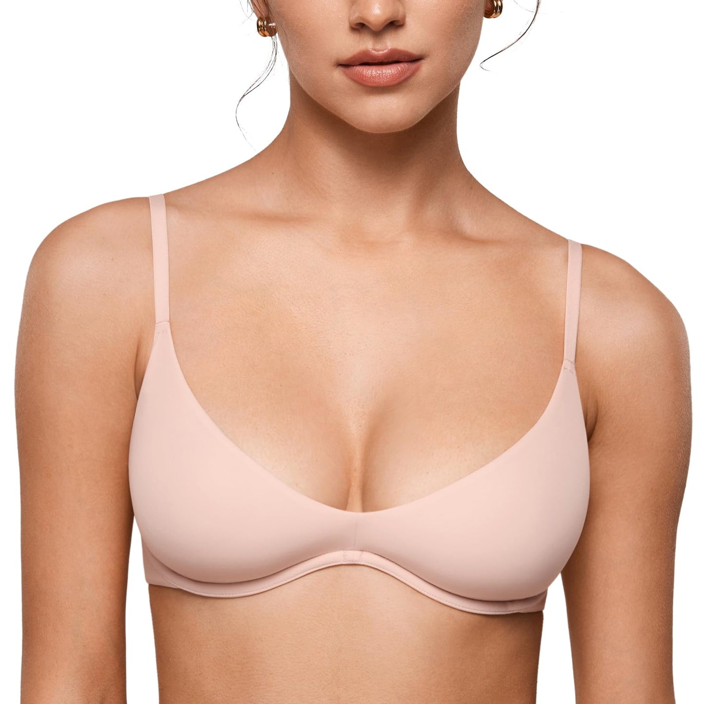 INLYRIC Inbarely Plus Unlined Underwire Plunge Bra