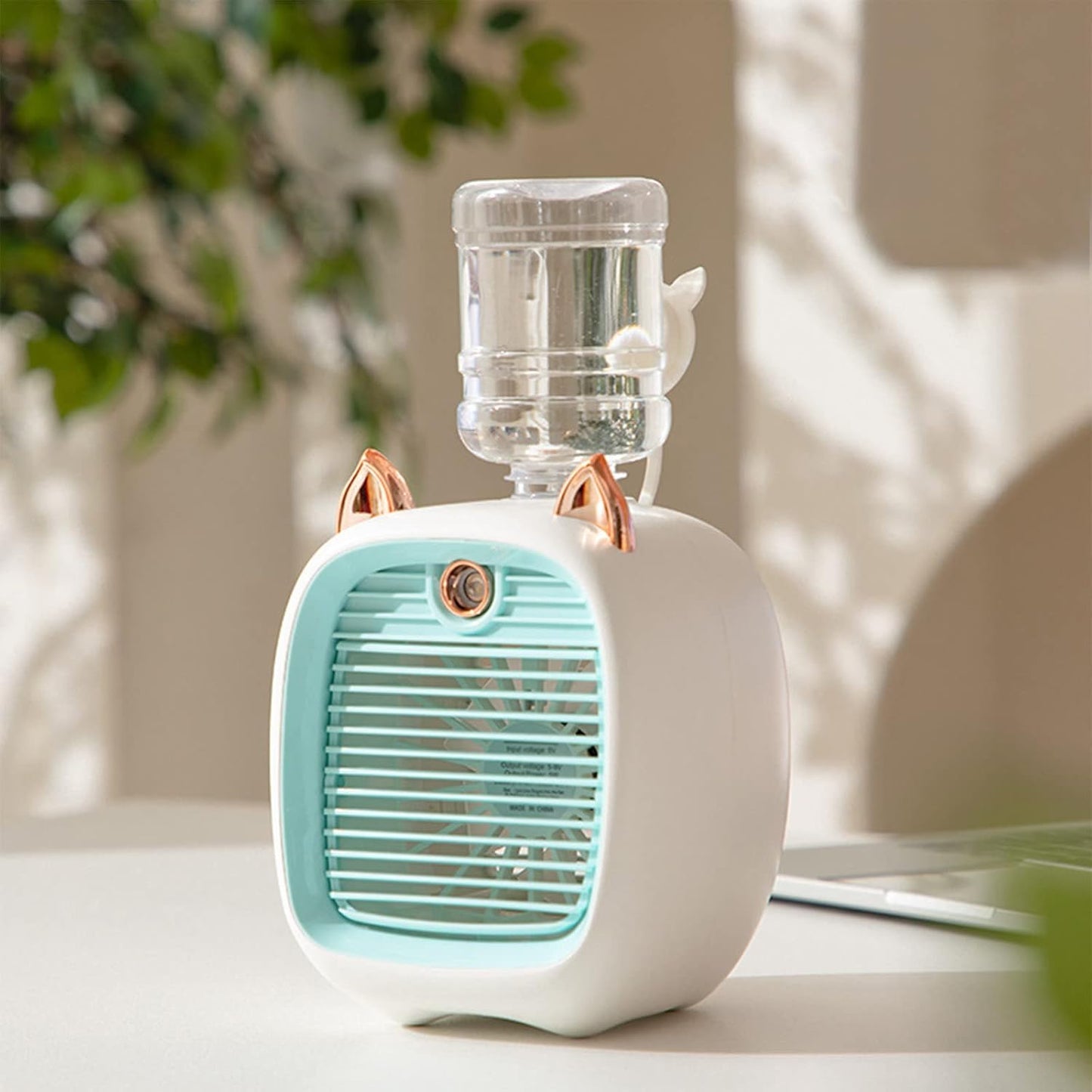Portable USB Cooling Fan, 3-Speed Mini Air Cooler for Bedroom, Office