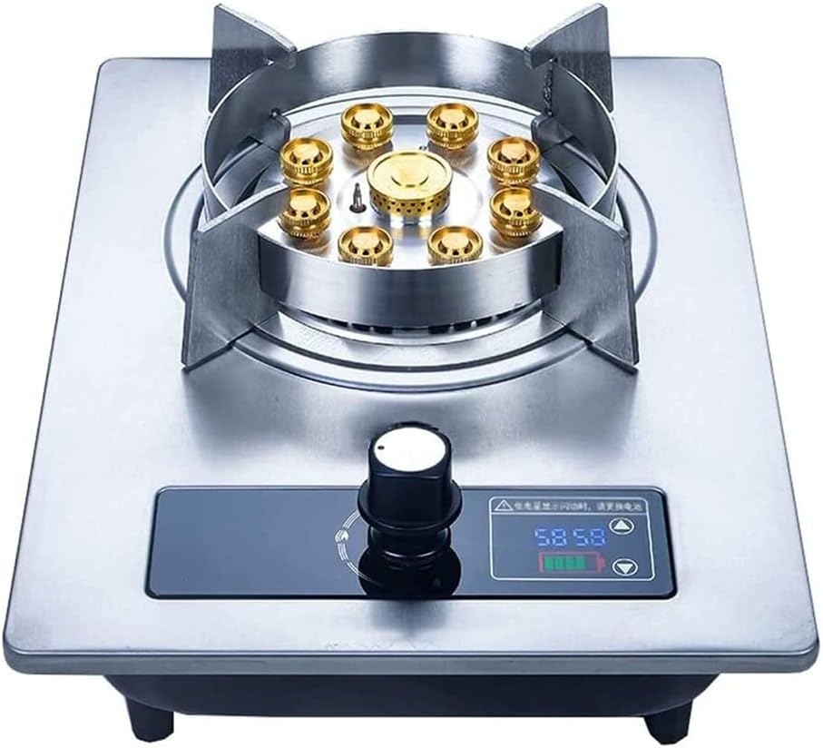7.0KW Gas Stove, NG/LPG Compatible, Flameout Safety
