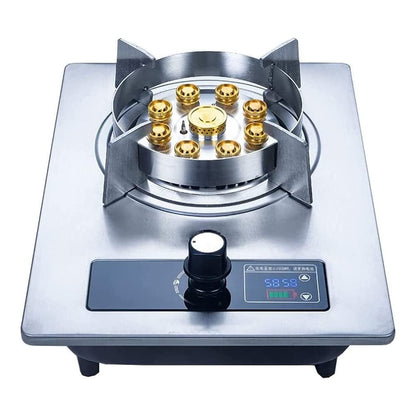 7.0KW Gas Stove, NG/LPG Compatible, Flameout Safety